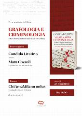 Presentazione libro   grafologia e criminologia. killer e vittime analizzati attraverso la